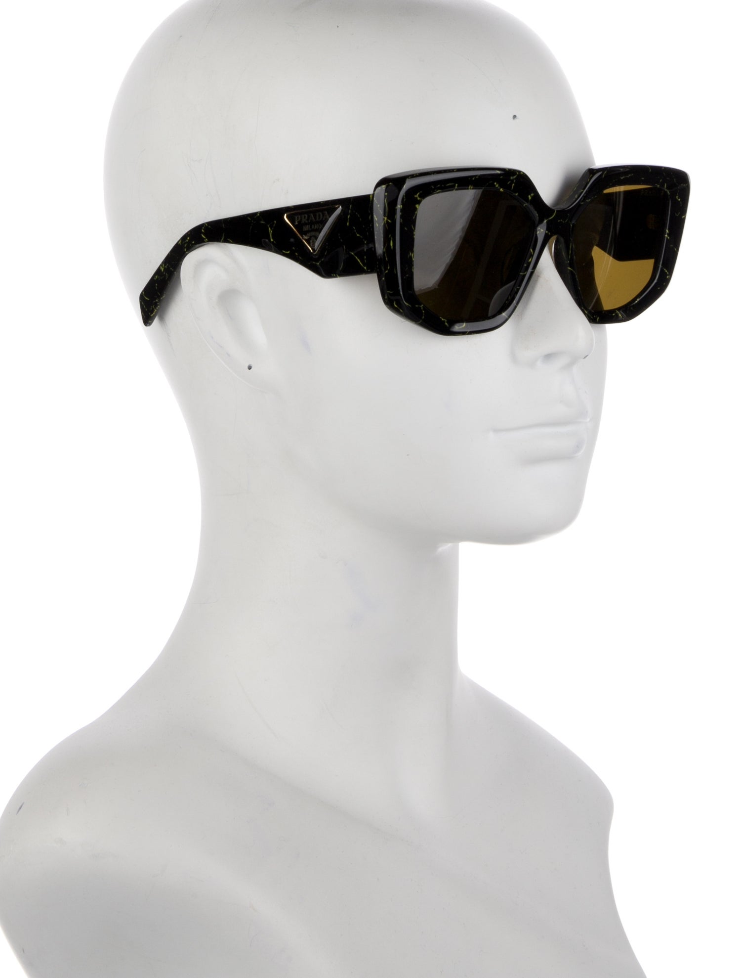 Prada Square Tinted Sunglasses